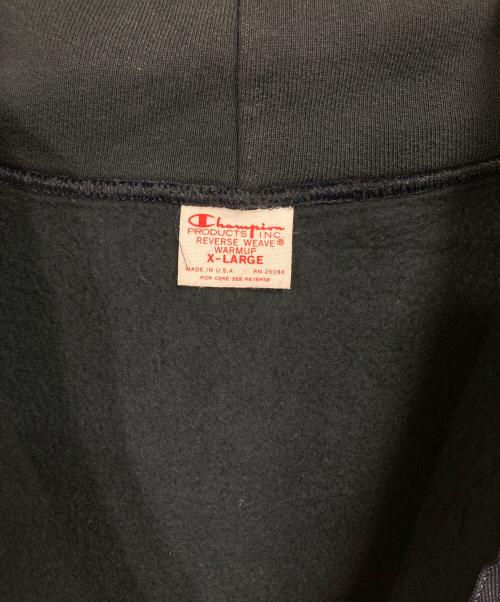 Champion（チャンピオン）Champion (チャンピオン) リバースウィーブパーカー　ネイビー　USA製　赤タグ ネイビー サイズ:XLの古着・服飾アイテム