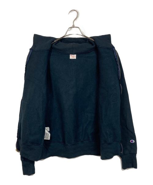 Champion（チャンピオン）Champion (チャンピオン) リバースウィーブパーカー　ネイビー　USA製　赤タグ ネイビー サイズ:XLの古着・服飾アイテム