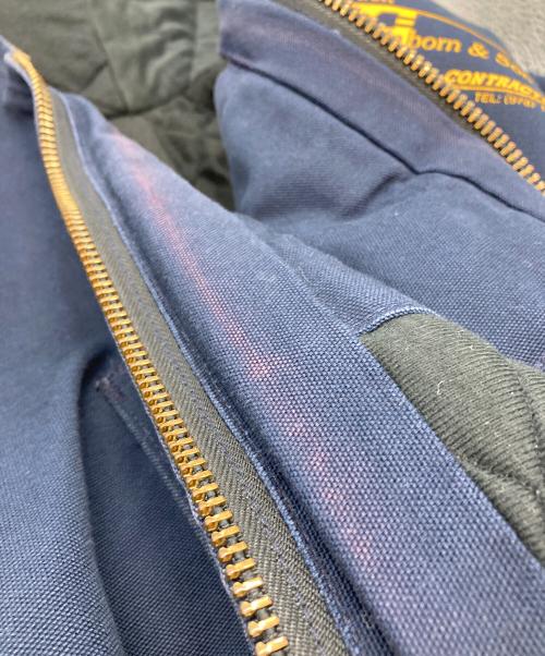 CarHartt（カーハート）CarHartt (カーハート) USA製 企業ロゴアクティブジャケット ネイビー サイズ:XL（実寸参照）の古着・服飾アイテム