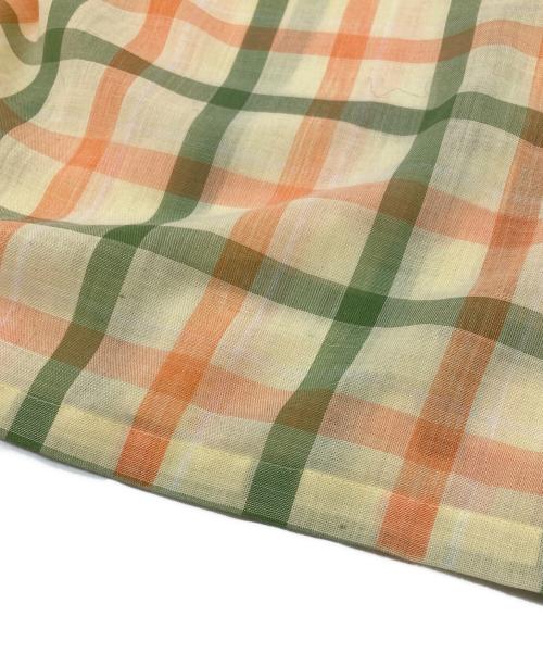 Sears（シアーズ）Sears (シアーズ) 【古着】60’S-70’S USA製半袖チェックシャツ　PERMA-PREST　 ベージュ サイズ:Mの古着・服飾アイテム