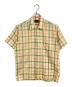 Sears（シアーズ）の古着「【古着】60’S-70’S USA製半袖チェックシャツ　PERMA-PREST　」｜ベージュ