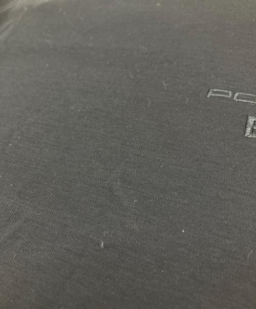 PORSCHE（ポルシェ）PORSCHE (ポルシェ) BOSS (ボス) スペシャルロゴ シルケットコットン Tシャツ ブラック サイズ:Sの古着・服飾アイテム