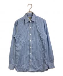 RRL（ダブルアールエル）の古着「ストライプシャツ　コットンシャツ」｜スカイブルー