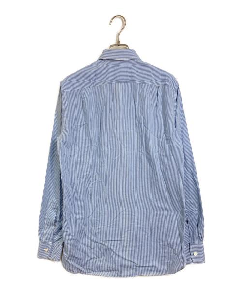 RRL（ダブルアールエル）RRL (ダブルアールエル) ストライプシャツ　コットンシャツ スカイブルー サイズ:14の古着・服飾アイテム