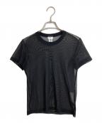 noir kei ninomiyaノワール ケイ ニノミヤ）の古着「シアーＴシャツ」｜ブラック