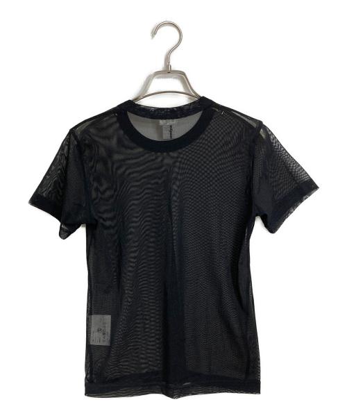 noir kei ninomiya（ノワール ケイ ニノミヤ）noir kei ninomiya (ノワール ケイ ニノミヤ) シアーＴシャツ ブラック サイズ:Sの古着・服飾アイテム