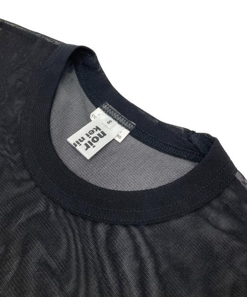 noir kei ninomiya（ノワール ケイ ニノミヤ）noir kei ninomiya (ノワール ケイ ニノミヤ) シアーＴシャツ ブラック サイズ:Sの古着・服飾アイテム