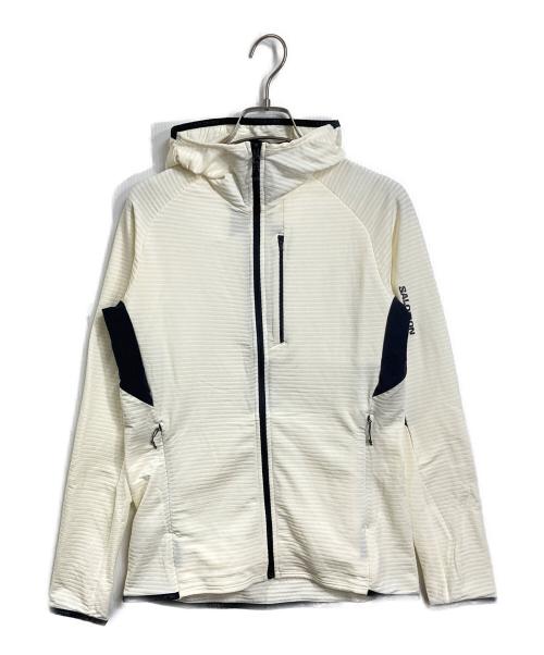 SALOMON（サロモン）SALOMON (サロモン) ESSENTIAL LIGHTWARM FULL ZIP ベージュ サイズ:Sの古着・服飾アイテム