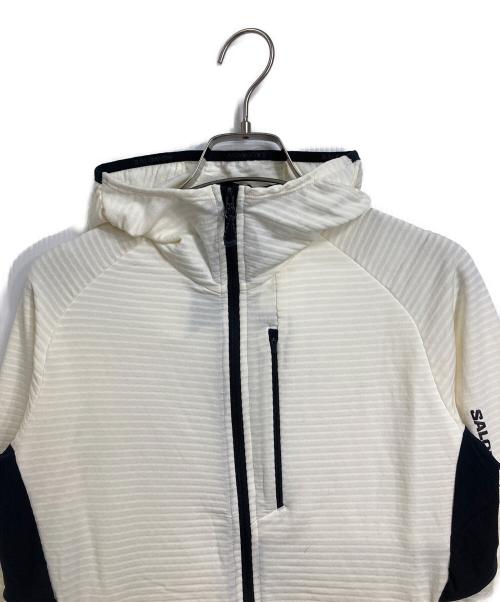 SALOMON（サロモン）SALOMON (サロモン) ESSENTIAL LIGHTWARM FULL ZIP ベージュ サイズ:Sの古着・服飾アイテム