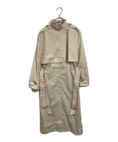 MM6 Maison Margiela（エムエムシックスメゾンマルジェラ）MM6 Maison Margiela (エムエムシックスメゾンマルジェラ) Reversed Trench Coat トレンチコート ベージュ サイズ:38の古着・服飾アイテム