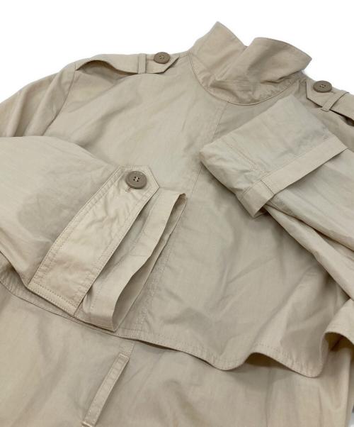 MM6 Maison Margiela（エムエムシックスメゾンマルジェラ）MM6 Maison Margiela (エムエムシックスメゾンマルジェラ) Reversed Trench Coat トレンチコート ベージュ サイズ:38の古着・服飾アイテム