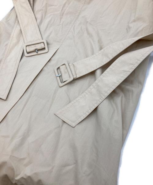 MM6 Maison Margiela（エムエムシックスメゾンマルジェラ）MM6 Maison Margiela (エムエムシックスメゾンマルジェラ) Reversed Trench Coat トレンチコート ベージュ サイズ:38の古着・服飾アイテム