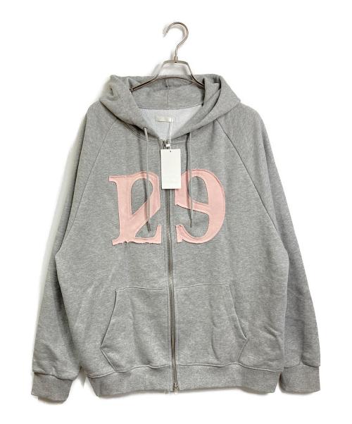 ILLIGO（イリゴ）ILLIGO (イリゴ) ロゴパッチジップパーカー　タグ付き グレー サイズ:Lの古着・服飾アイテム
