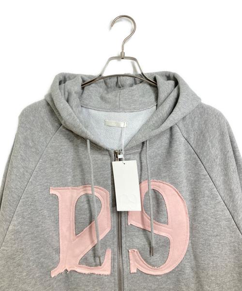 ILLIGO（イリゴ）ILLIGO (イリゴ) ロゴパッチジップパーカー　タグ付き グレー サイズ:Lの古着・服飾アイテム