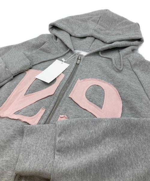 ILLIGO（イリゴ）ILLIGO (イリゴ) ロゴパッチジップパーカー　タグ付き グレー サイズ:Lの古着・服飾アイテム