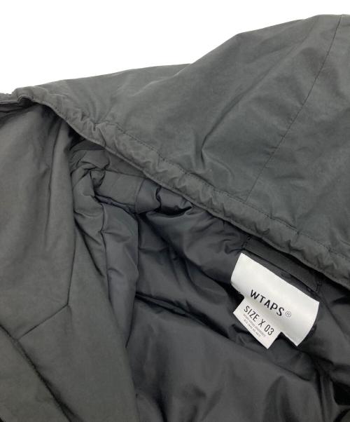 WTAPS（ダブルタップス）WTAPS (ダブルタップス) 中綿ジャケット　中綿コート　アウター ブラック サイズ:3の古着・服飾アイテム