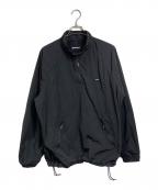 GOD SELECTION XXXゴッド セレクション トリプルエックス）の古着「ハーフジップジャケット　ナイロンジャケット　ラグランジャケット」｜ブラック