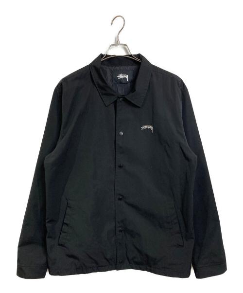 stussy（ステューシー）stussy (ステューシー) コーチジャケット ブラック サイズ:Lの古着・服飾アイテム