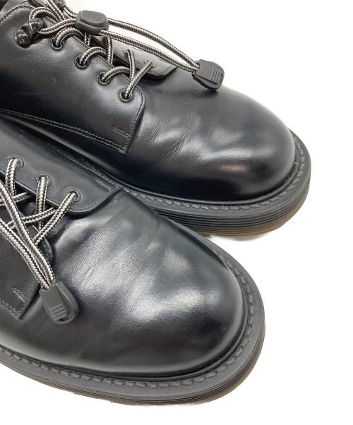 foot the coacher（フットザコーチャー）foot the coacher (フットザコーチャー) ANARCHO TIE-UP SHOES レザーシューズ ブラック サイズ:US8の古着・服飾アイテム