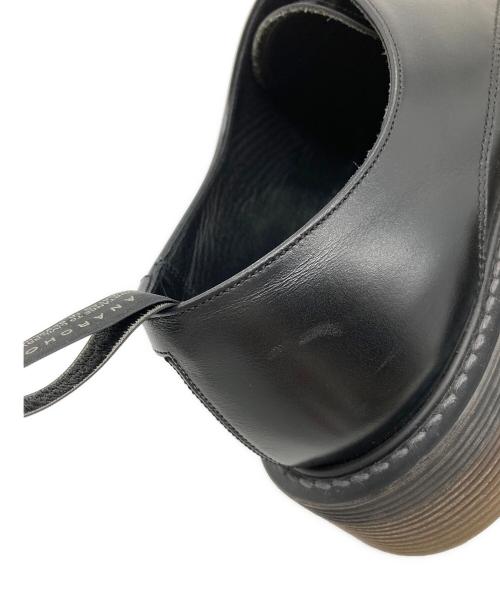foot the coacher（フットザコーチャー）foot the coacher (フットザコーチャー) ANARCHO TIE-UP SHOES レザーシューズ ブラック サイズ:US8の古着・服飾アイテム