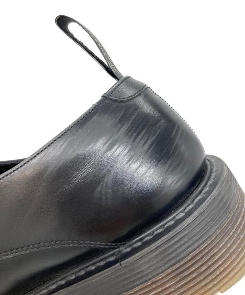 foot the coacher（フットザコーチャー）foot the coacher (フットザコーチャー) ANARCHO TIE-UP SHOES レザーシューズ ブラック サイズ:US8の古着・服飾アイテム