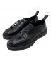foot the coacher（フットザコーチャー）の古着「ANARCHO TIE-UP SHOES レザーシューズ」｜ブラック