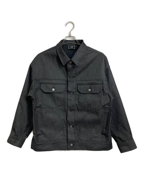 NEW BALANCE（ニューバランス）NEW BALANCE (ニューバランス) MET24 Denim Cardigan デニムジャケット グレー サイズ:Sの古着・服飾アイテム