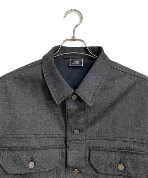 NEW BALANCE（ニューバランス）NEW BALANCE (ニューバランス) MET24 Denim Cardigan デニムジャケット グレー サイズ:Sの古着・服飾アイテム