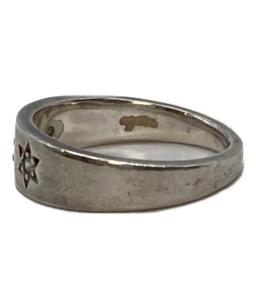 agete（アガット）agete (アガット) 三ツ星ダイヤダイヤモンド ピンキーリング　SILVER925、0.034ct シルバー サイズ:実寸参照の古着・服飾アイテム