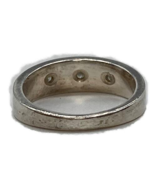 agete（アガット）agete (アガット) 三ツ星ダイヤダイヤモンド ピンキーリング　SILVER925、0.034ct シルバー サイズ:実寸参照の古着・服飾アイテム