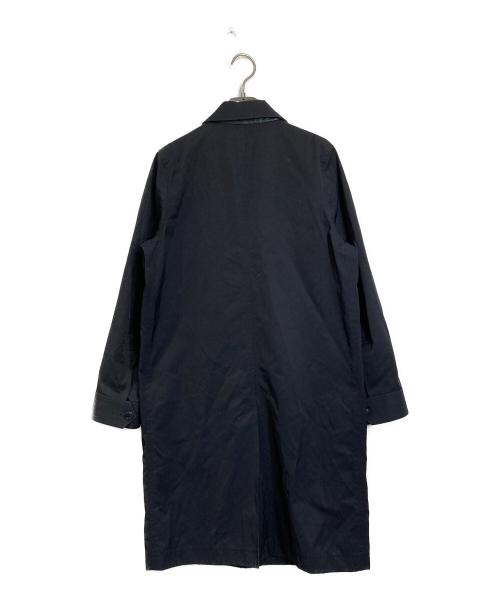 RALPH LAUREN（ラルフローレン）RALPH LAUREN (ラルフローレン) 襟裏レザーステンカラーコート ブラック サイズ:11の古着・服飾アイテム