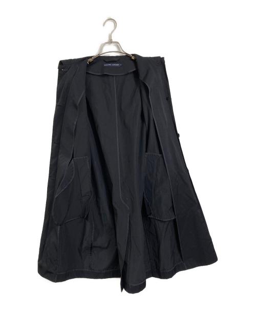 RALPH LAUREN（ラルフローレン）RALPH LAUREN (ラルフローレン) 襟裏レザーステンカラーコート ブラック サイズ:11の古着・服飾アイテム