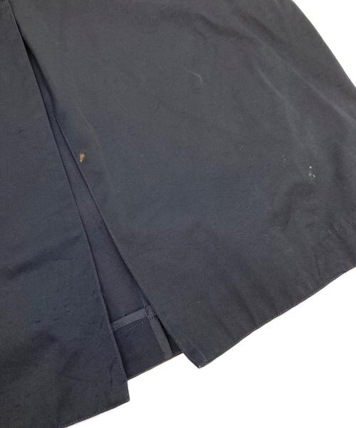 RALPH LAUREN（ラルフローレン）RALPH LAUREN (ラルフローレン) 襟裏レザーステンカラーコート ブラック サイズ:11の古着・服飾アイテム