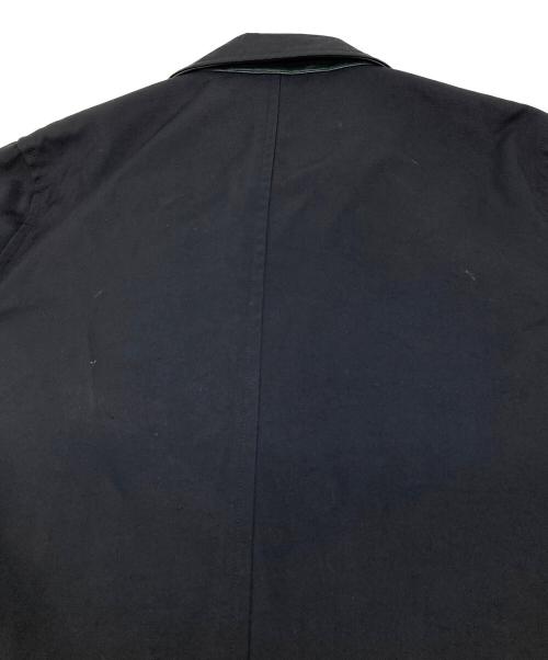 RALPH LAUREN（ラルフローレン）RALPH LAUREN (ラルフローレン) 襟裏レザーステンカラーコート ブラック サイズ:11の古着・服飾アイテム