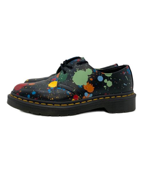 Dr.Martens（ドクターマーチン）Dr.Martens (ドクターマーチン) 1461 PAINT SPLATTER ブラック サイズ:UK3の古着・服飾アイテム