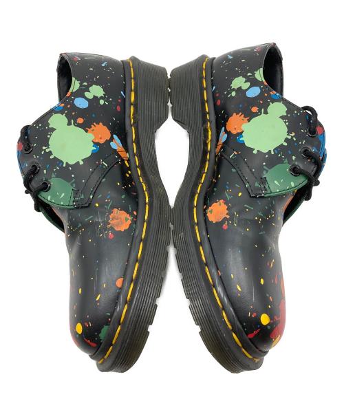 Dr.Martens（ドクターマーチン）Dr.Martens (ドクターマーチン) 1461 PAINT SPLATTER ブラック サイズ:UK3の古着・服飾アイテム