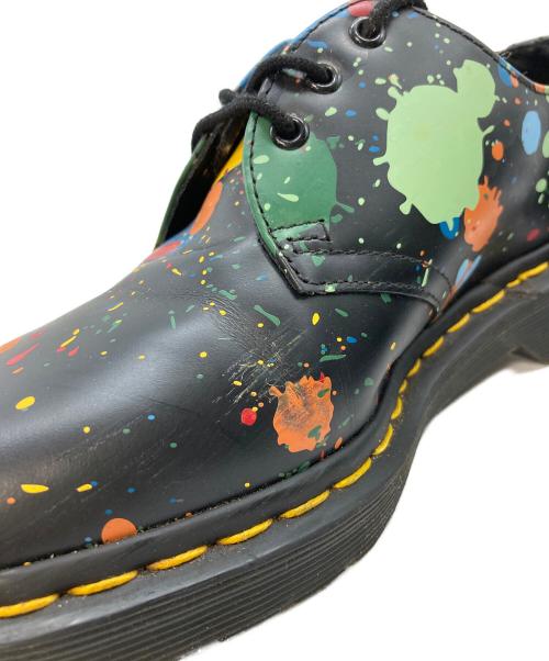 Dr.Martens（ドクターマーチン）Dr.Martens (ドクターマーチン) 1461 PAINT SPLATTER ブラック サイズ:UK3の古着・服飾アイテム