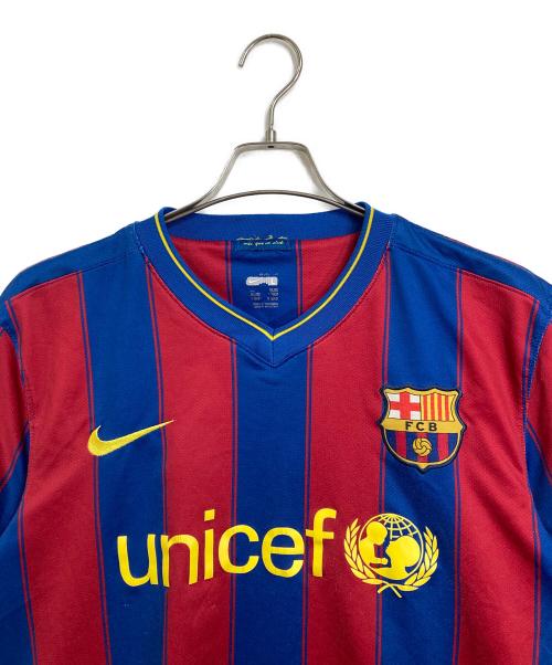 NIKE（ナイキ）NIKE (ナイキ) 【古着】ゲームシャツ　バルセロナ 09-10シーズン ブルー×レッド サイズ:Lの古着・服飾アイテム