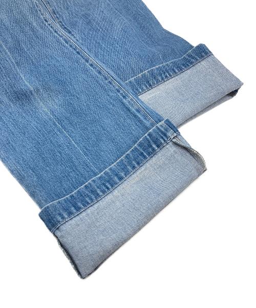 Mame Kurogouchi（マメクロゴウチ）mame kurogouchi (マメクロゴウチ) Floral Embossed Flare Jeans デニムパンツ　24SS インディゴ サイズ:2の古着・服飾アイテム