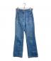 mame kurogouchi（マメクロゴウチ）の古着「Floral Embossed Flare Jeans デニムパンツ　24SS」｜インディゴ