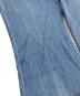 中古・古着 mame kurogouchi (マメクロゴウチ) Floral Embossed Flare Jeans デニムパンツ　24SS インディゴ サイズ:2：10000円