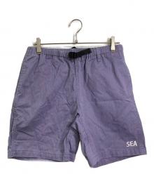 WIND AND SEA（ウィンダンシー）の古着「ESS SEA SHORTS  ショーツ　ハーフパンツ」｜パープル