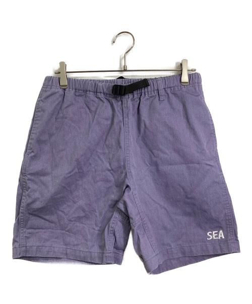 WIND AND SEA（ウィンダンシー）WIND AND SEA (ウィンダンシー) ESS SEA SHORTS  ショーツ　ハーフパンツ パープル サイズ:Mの古着・服飾アイテム