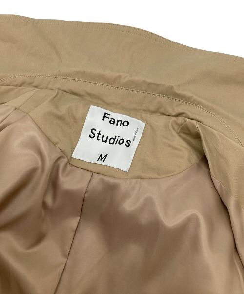 Fano Studios（ファノ ストゥディオズ）Fano Studios (ファノ ストゥディオズ) オーバーサイズ シングルトレンチコート　ロングコート　アウター　ライトアウター ベージュ サイズ:Mの古着・服飾アイテム