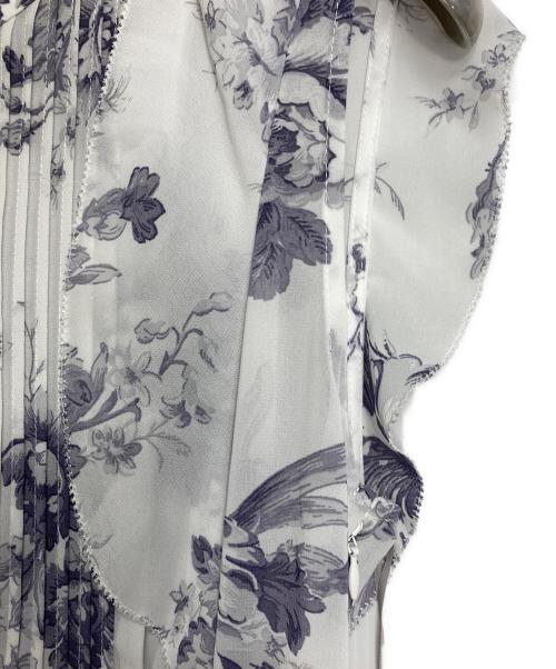 Snidel（スナイデル）Snidel (スナイデル) Sustainableプリーツプリントワンピース　ロングワンピース パープル 未使用品の古着・服飾アイテム