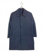 MEN's MELROSEメンズメルローズ）の古着「MOVE IT ストレットタフタシティユースライトコート　アウター　ライトアウター」｜ネイビー