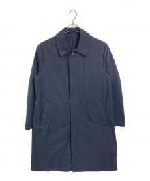 MEN's MELROSE（メンズメルローズ）の古着「MOVE IT ストレットタフタシティユースライトコート　アウター　ライトアウター」｜ネイビー