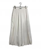 STUMBLYスタンブリ―）の古着「Tuck Pleated Wide Pants  タックプリーツワイドパンツ」｜ベージュ