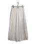STUMBLY（スタンブリ―）の古着「Tuck Pleated Wide Pants  タックプリーツワイドパンツ」｜ベージュ