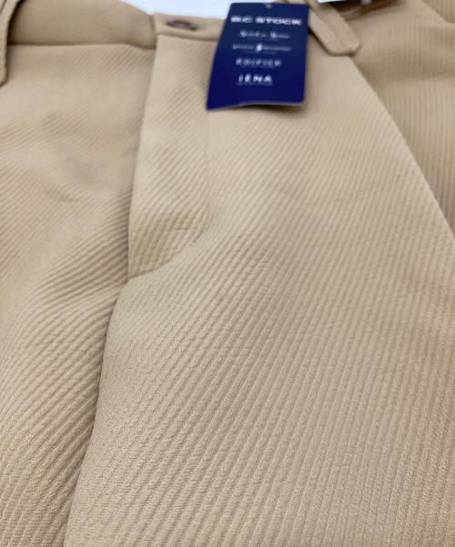 SIMPLICITE（シンプリシテ）simplicite (シンプリシテ) ウォッシャブル  ツイルワイドWヘムパンツ ベージュ サイズ:S 未使用品の古着・服飾アイテム